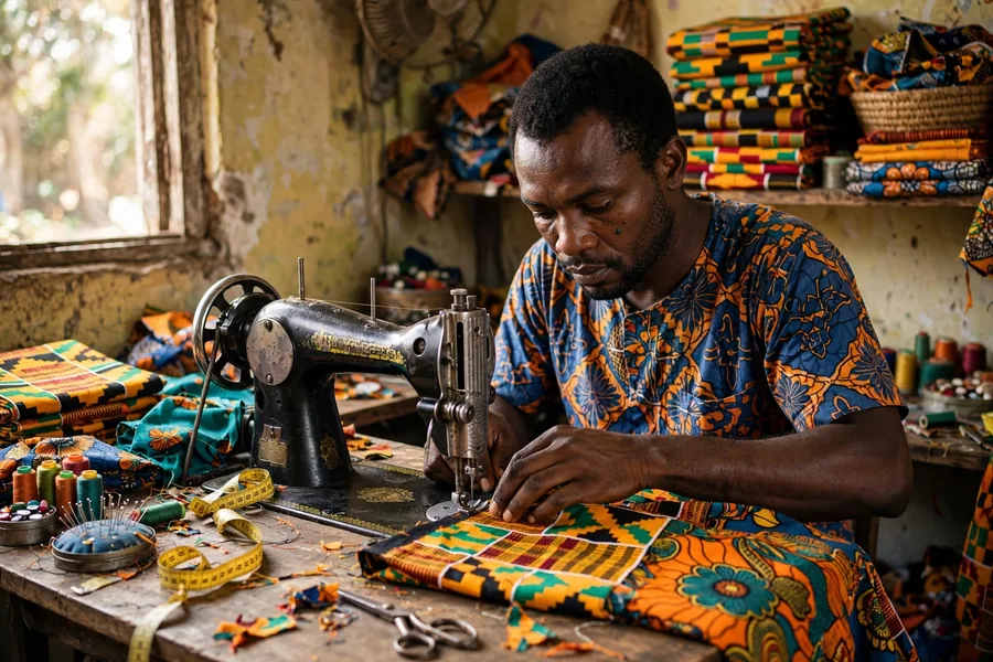 Nhyira Chic Boutique — Ahenema Kente Gown — ₵1,850
