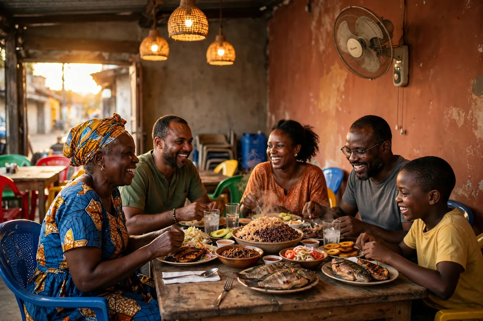 Mama Esi's Kitchen demo website preview