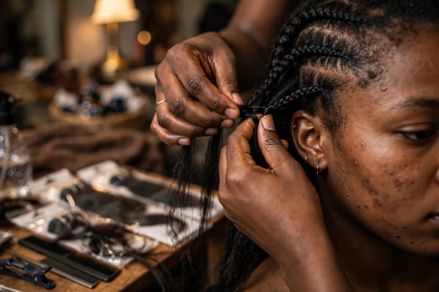 Glow Haven Beauty Studio — Frontal Install — ₵350